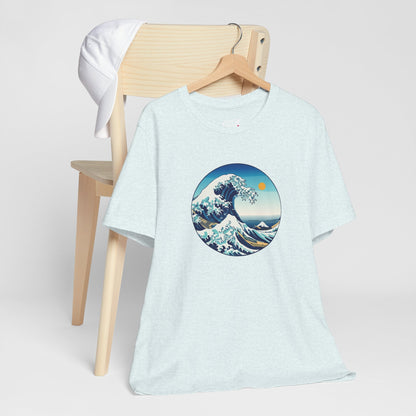 Ocean Wave Graphic Tee - Perfect for Beach Lovers, Summer Vibes, Casual Outfits, Gift for Surfers, Eco-Friendly Fashion Printify