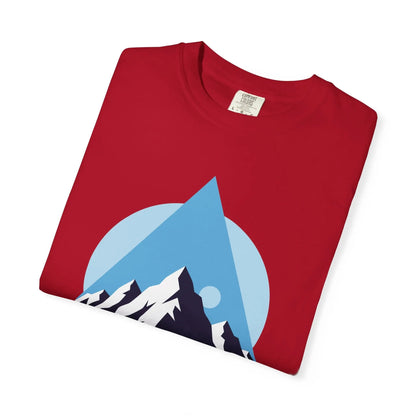 Mountain Adventure Unisex Garment-Dyed T-shirt | Nature Lover Shirt, Outdoor Gift, Hiking Tee, Graphic Tee, Travel Apparel Boho Wear