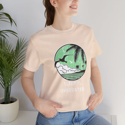 Sleepy Days Unisex Tee: Beach Lovers Printify