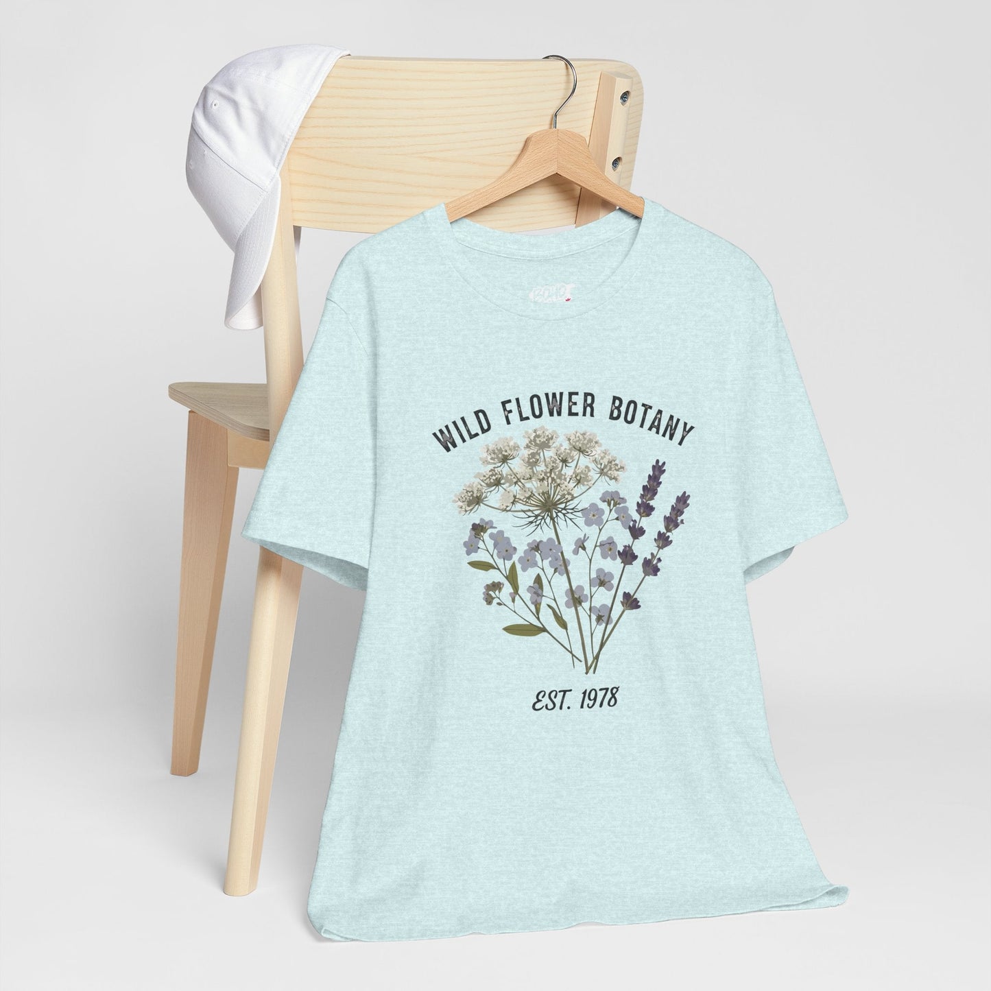 Wild Flower Botany Unisex Tee - Nature-Inspired Floral Shirt Boho Wear