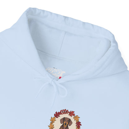 Dog Lover's Autumn Hoodie, Cozy Fall Sweatshirt, Pet Parent Gift, Seasonal Fashion, Unisex Pullover for Dog Owners Printify