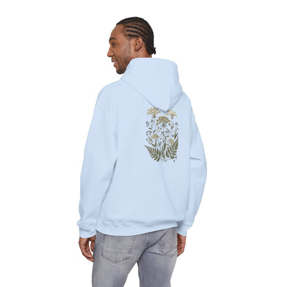 Botanical Print Unisex Hoodie - Embrace Nature Boho Wear