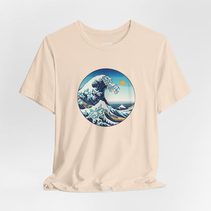 Ocean Wave Graphic Tee - Perfect for Beach Lovers, Summer Vibes, Casual Outfits, Gift for Surfers, Eco-Friendly Fashion Printify