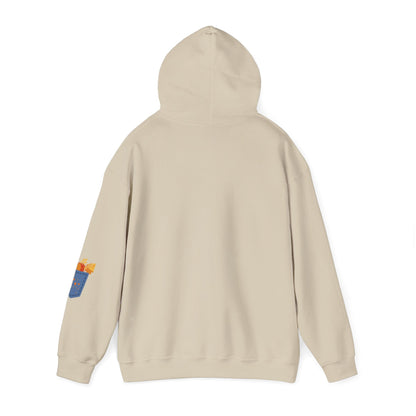 Floral Pocket Hoodie - Cozy Unisex Sweatshirt for Gardening Lovers Boho Wear