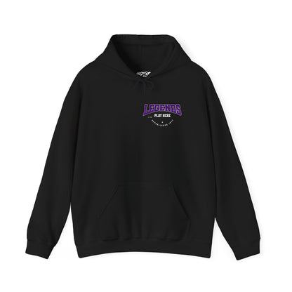Legends Play Here Hoodie | Unisex Heavy Blend™ Sweatshirt for Gamers, Casual Wear, Friends Gatherings, Cozy Gift Ideas, Unique Style Boho Wear