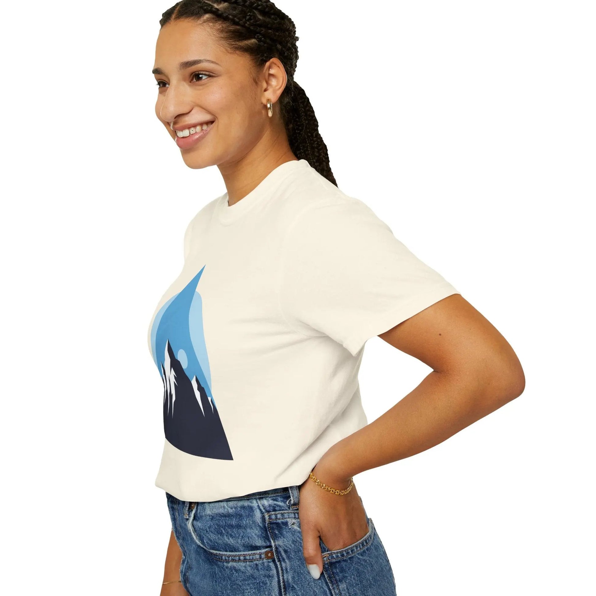 Mountain Adventure Unisex Garment-Dyed T-shirt | Nature Lover Shirt, Outdoor Gift, Hiking Tee, Graphic Tee, Travel Apparel Boho Wear