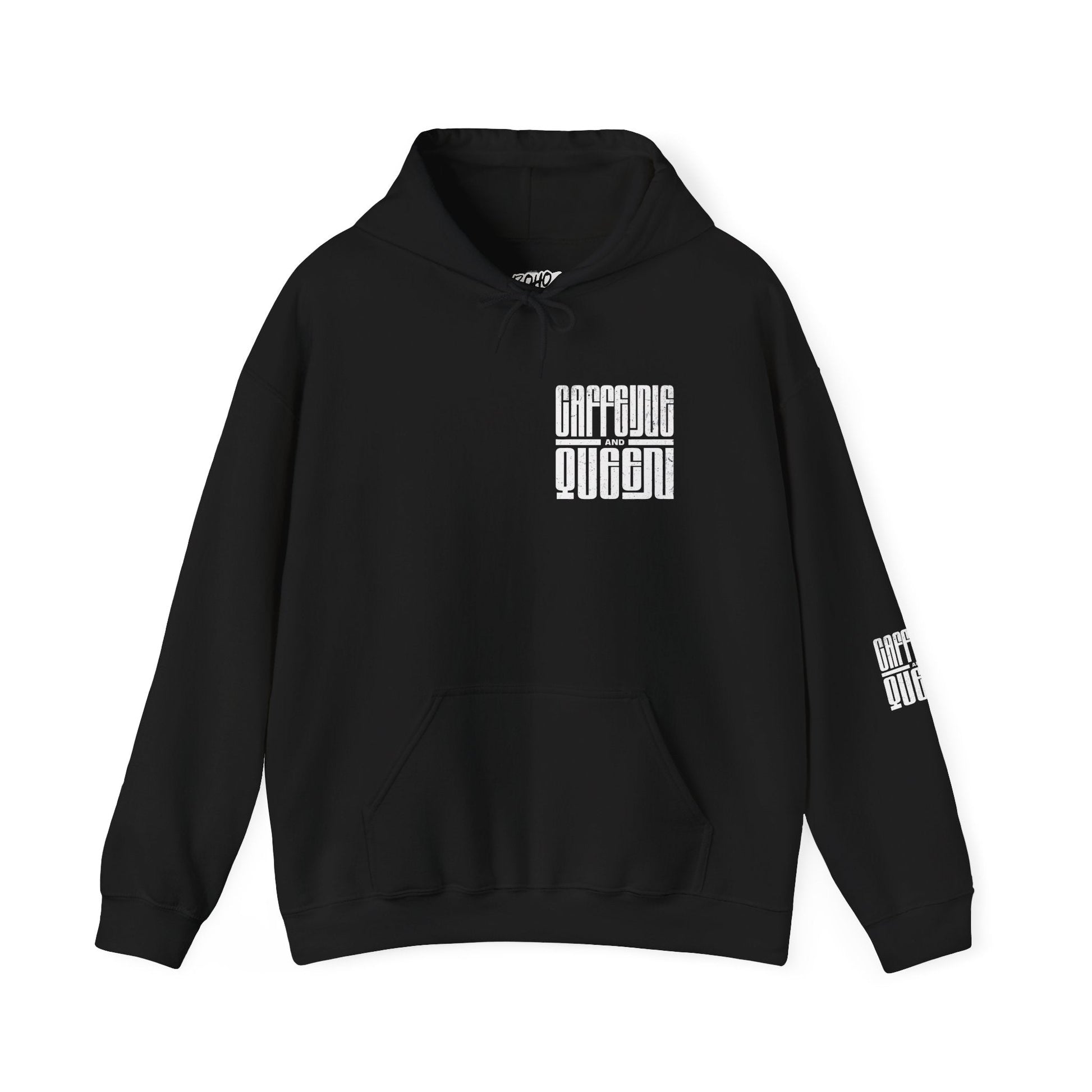 Hooded Sweatshirt - Caffeine Queen Graphic Design Printify