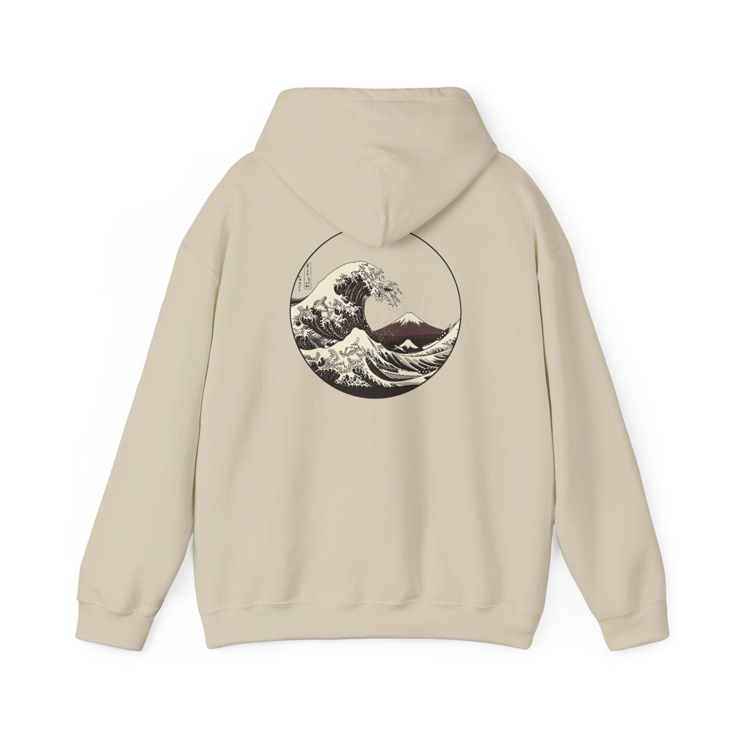 Ocean Wave Graphic Hoodie, Unisex Sweatshirt Gift, Beach Lover Apparel, Cozy Layering, Nature-Inspired Gift Printify