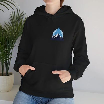 Mountain Adventure Unisex Hooded Sweatshirt - Cozy Gift for Nature Lovers, Casual Wear, Outdoor Fun, Hiking, Travel Printify