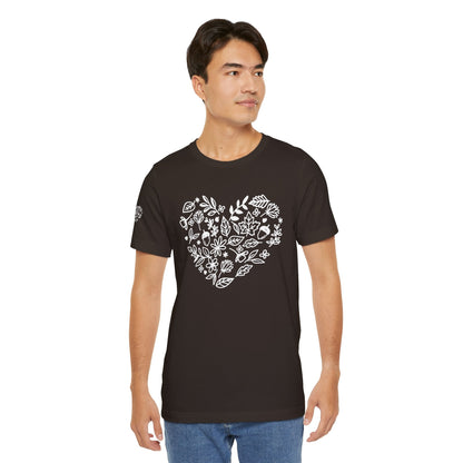 Floral Heart Tee Printify
