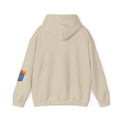 Floral Pocket Hoodie - Cozy Unisex Sweatshirt for Gardening Lovers Boho Wear