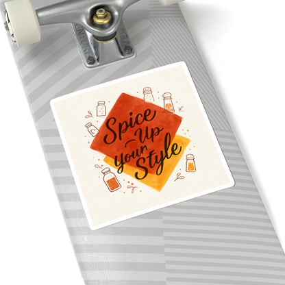 Sticker Set - Spice Up Your Style - Trendy Kiss-Cut Stickers Printify