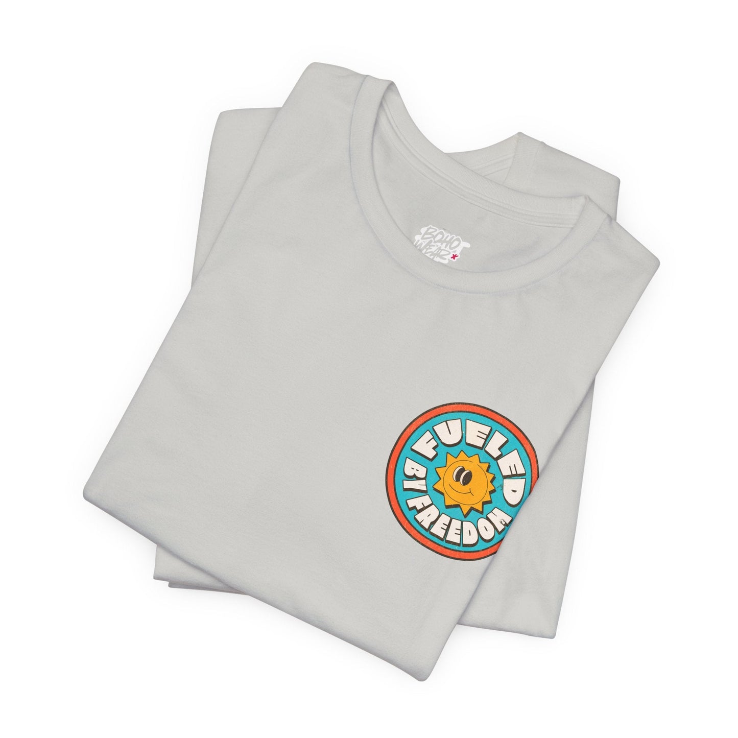 T-Shirt Fueled by Freedom Graphic Tee Printify