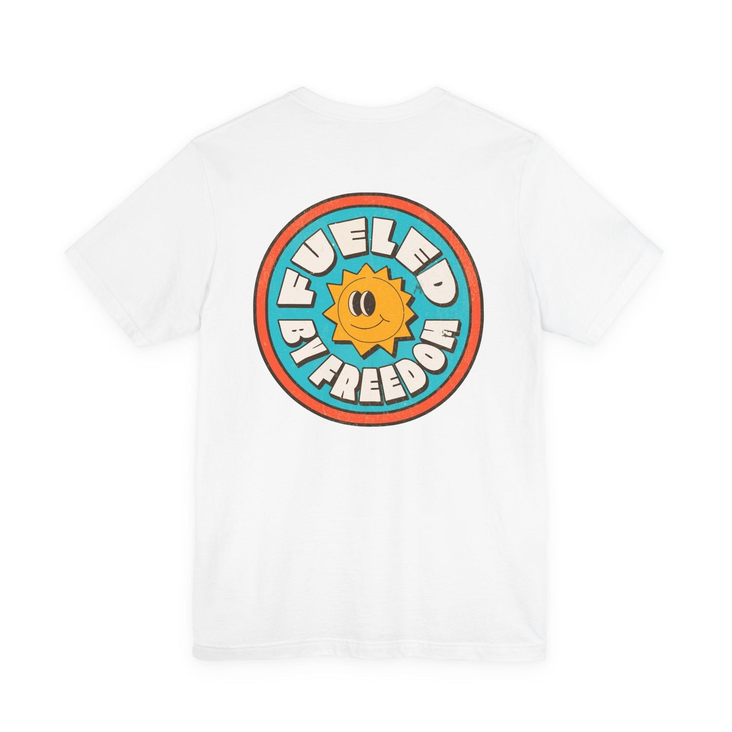 T-Shirt Fueled by Freedom Graphic Tee Printify