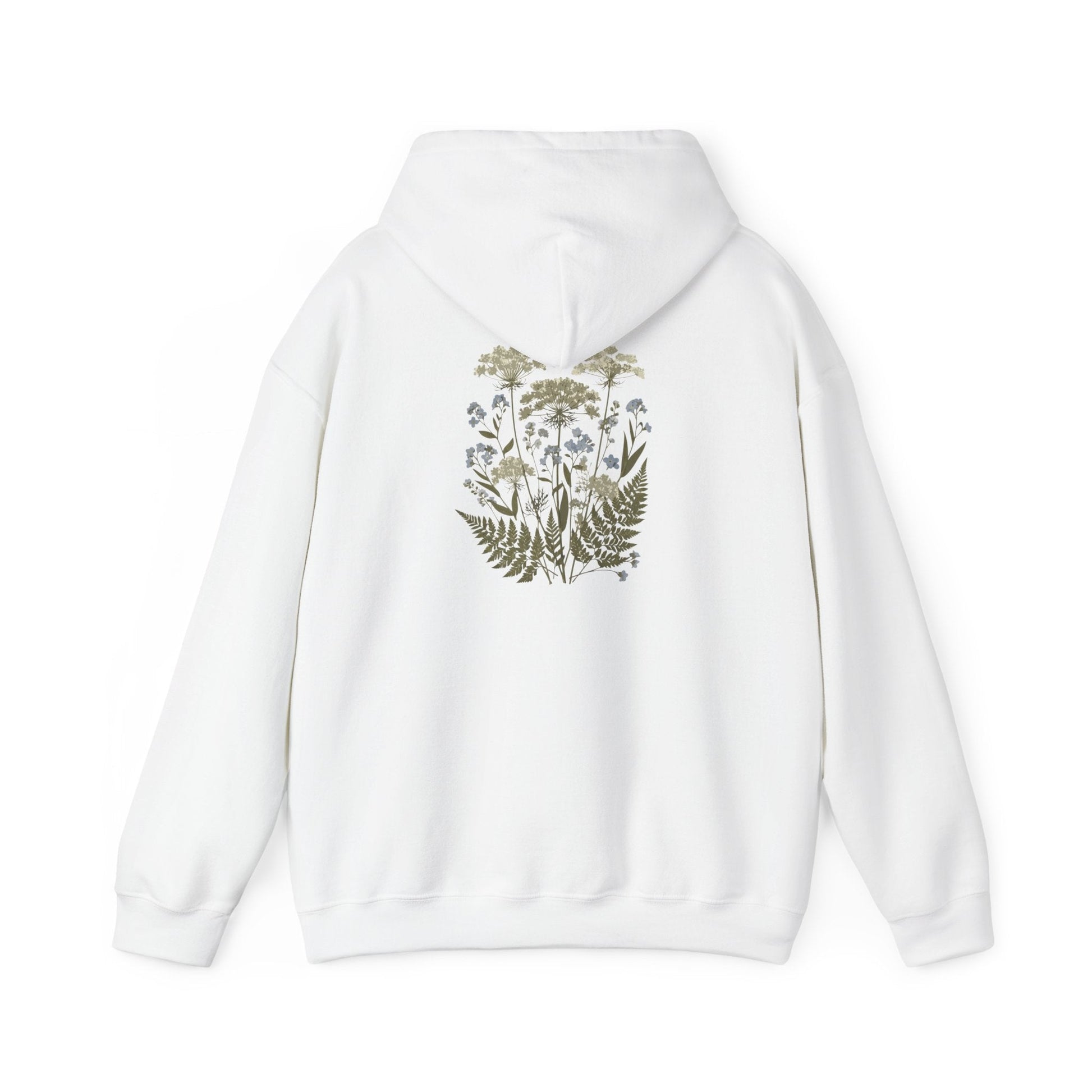 Botanical Print Unisex Hoodie - Embrace Nature Boho Wear