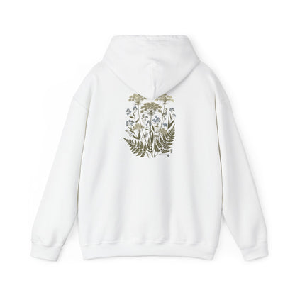 Botanical Print Unisex Hoodie - Embrace Nature Boho Wear