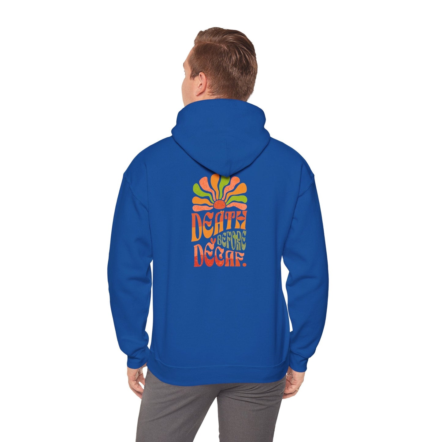 Colorful Retro Hoodie - Perfect for Cozy Days and Celebrations Printify