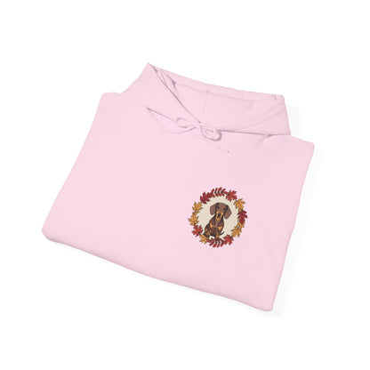 Dog Lover's Autumn Hoodie, Cozy Fall Sweatshirt, Pet Parent Gift, Seasonal Fashion, Unisex Pullover for Dog Owners Boho Wear