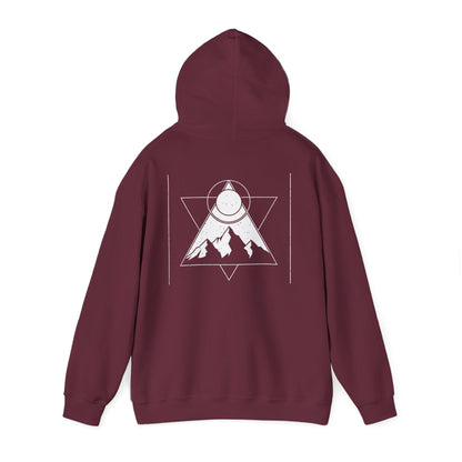 Mountain Adventure Hooded Sweatshirt Printify