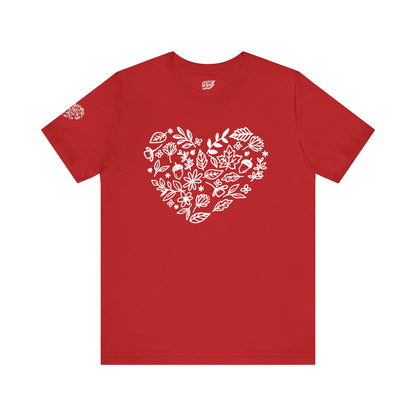 Floral Heart Tee Printify