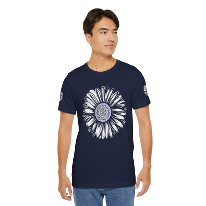 Boho Blue Mandala Tee Boho Wear