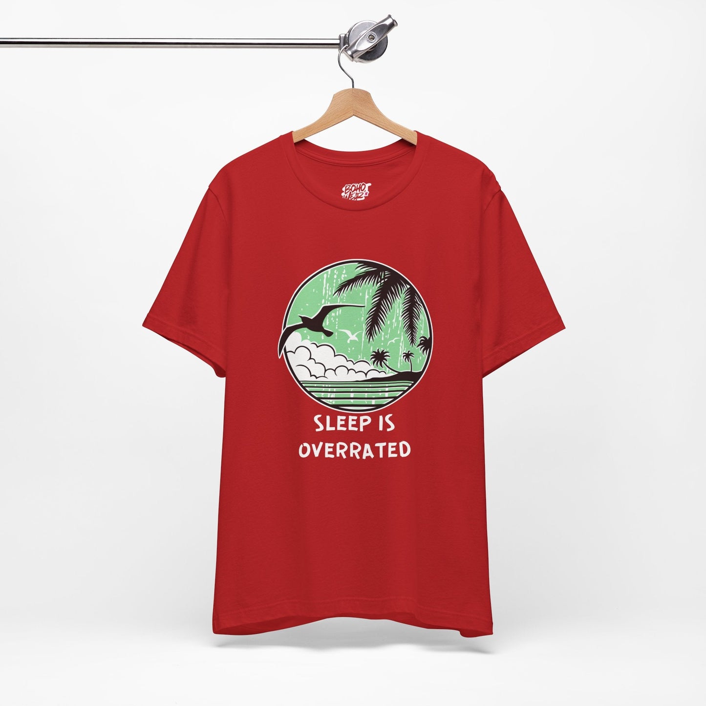 Sleepy Days Unisex Tee: Beach Lovers Boho Wear