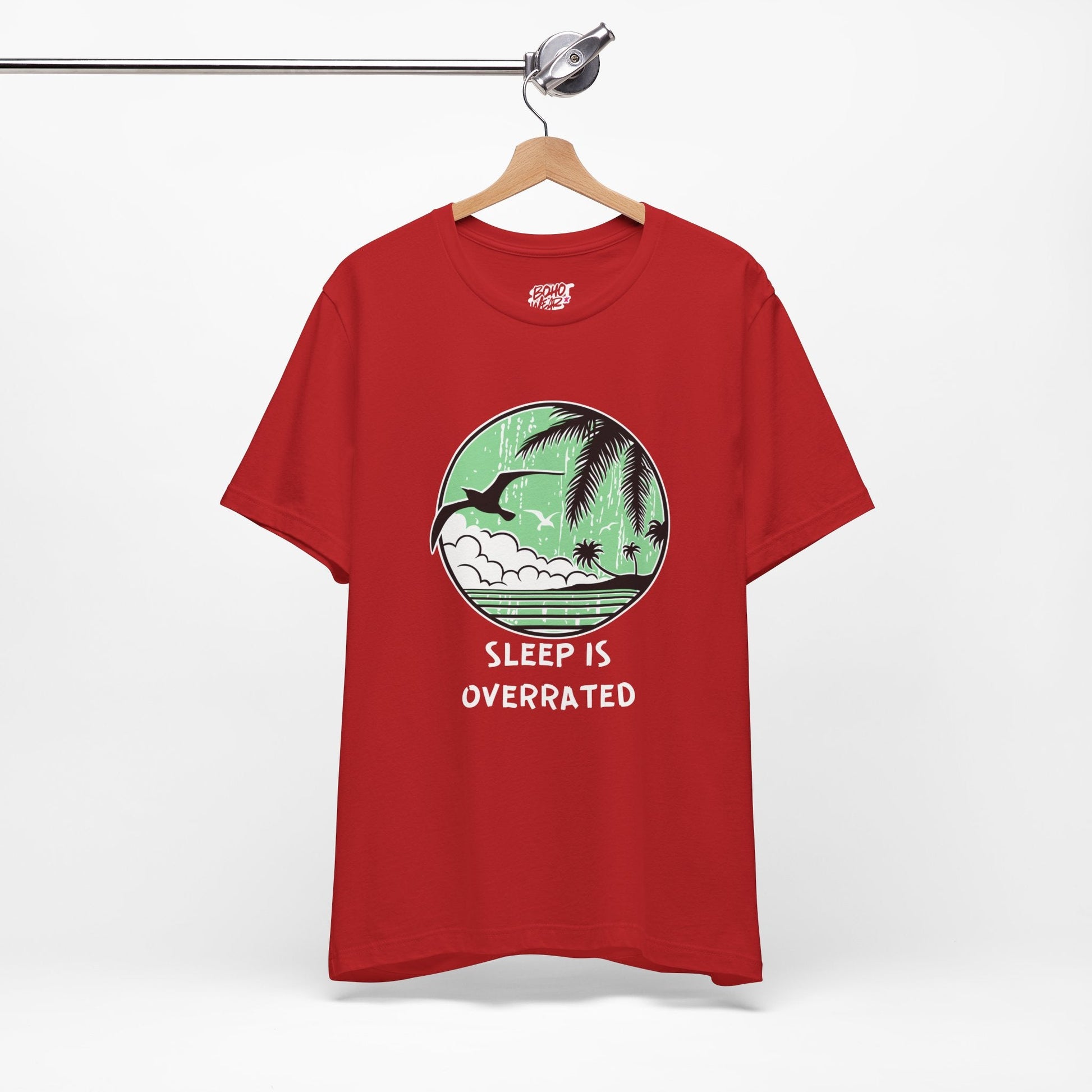 Sleepy Days Unisex Tee: Beach Lovers Boho Wear
