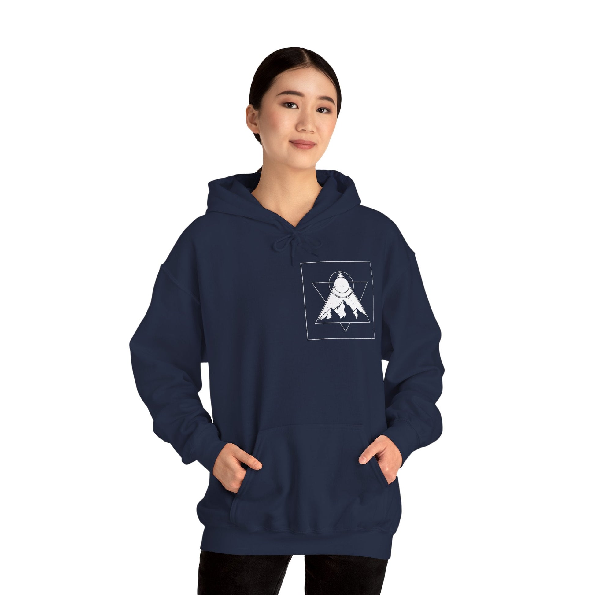 Mountain Adventure Hooded Sweatshirt Printify