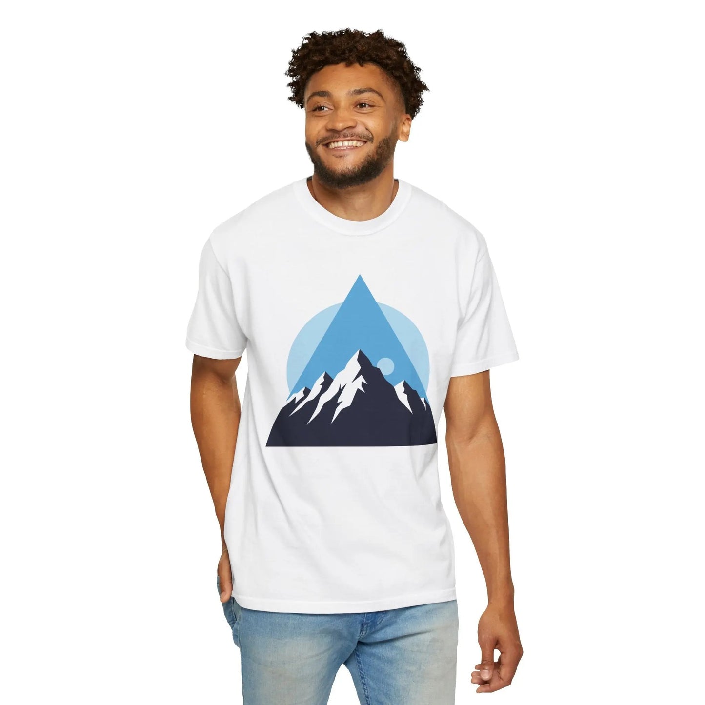 Mountain Adventure Unisex Garment-Dyed T-shirt | Nature Lover Shirt, Outdoor Gift, Hiking Tee, Graphic Tee, Travel Apparel Boho Wear
