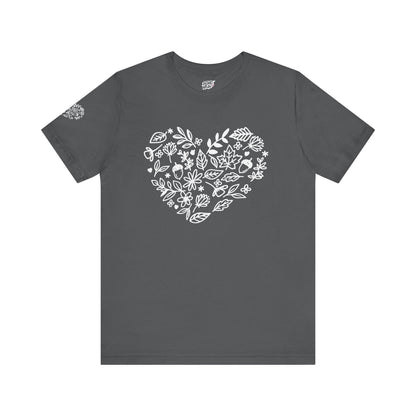 Floral Heart Tee Printify