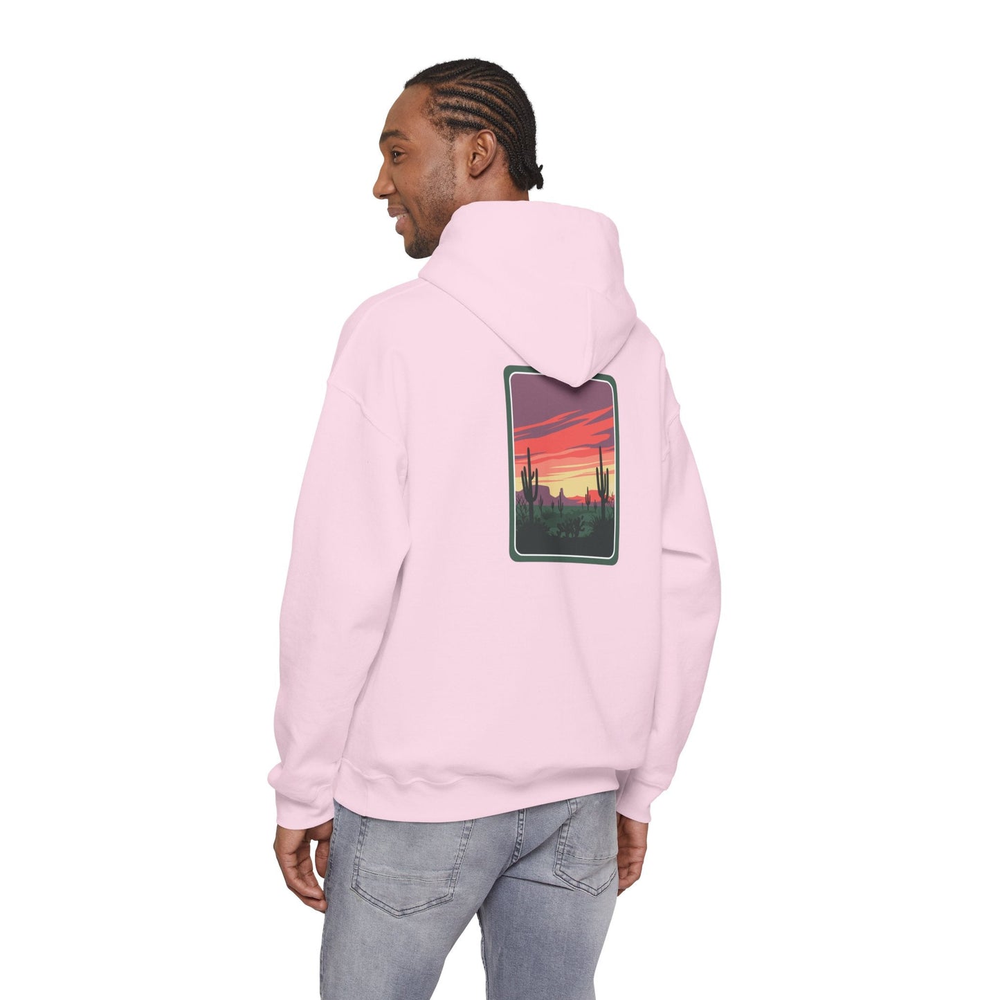 Desert Sunset Hoodie - Cozy Unisex Sweatshirt for Outdoor Lovers, Perfect for Gifts, Travel, Camping, and Relaxation Boho Wear