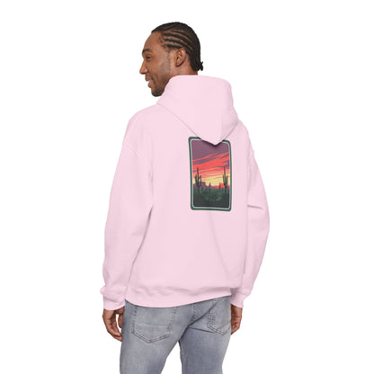 Desert Sunset Hoodie - Cozy Unisex Sweatshirt for Outdoor Lovers, Perfect for Gifts, Travel, Camping, and Relaxation Boho Wear