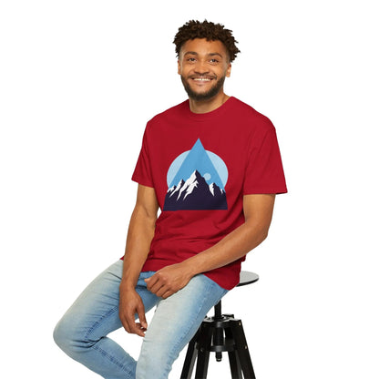 Mountain Adventure Unisex Garment-Dyed T-shirt | Nature Lover Shirt, Outdoor Gift, Hiking Tee, Graphic Tee, Travel Apparel Boho Wear