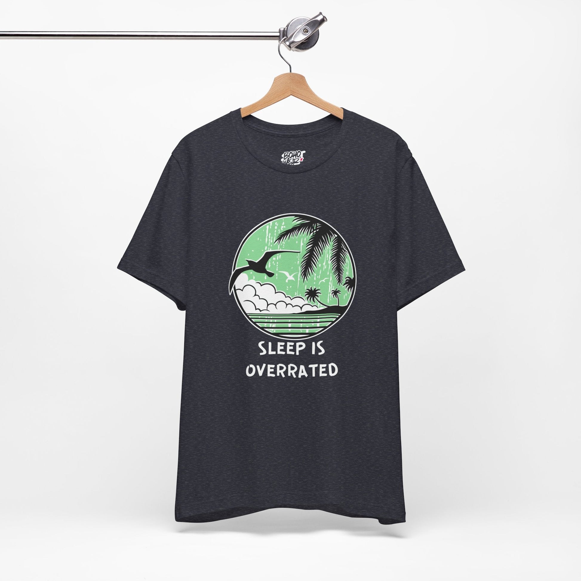 Sleepy Days Unisex Tee: Beach Lovers Boho Wear