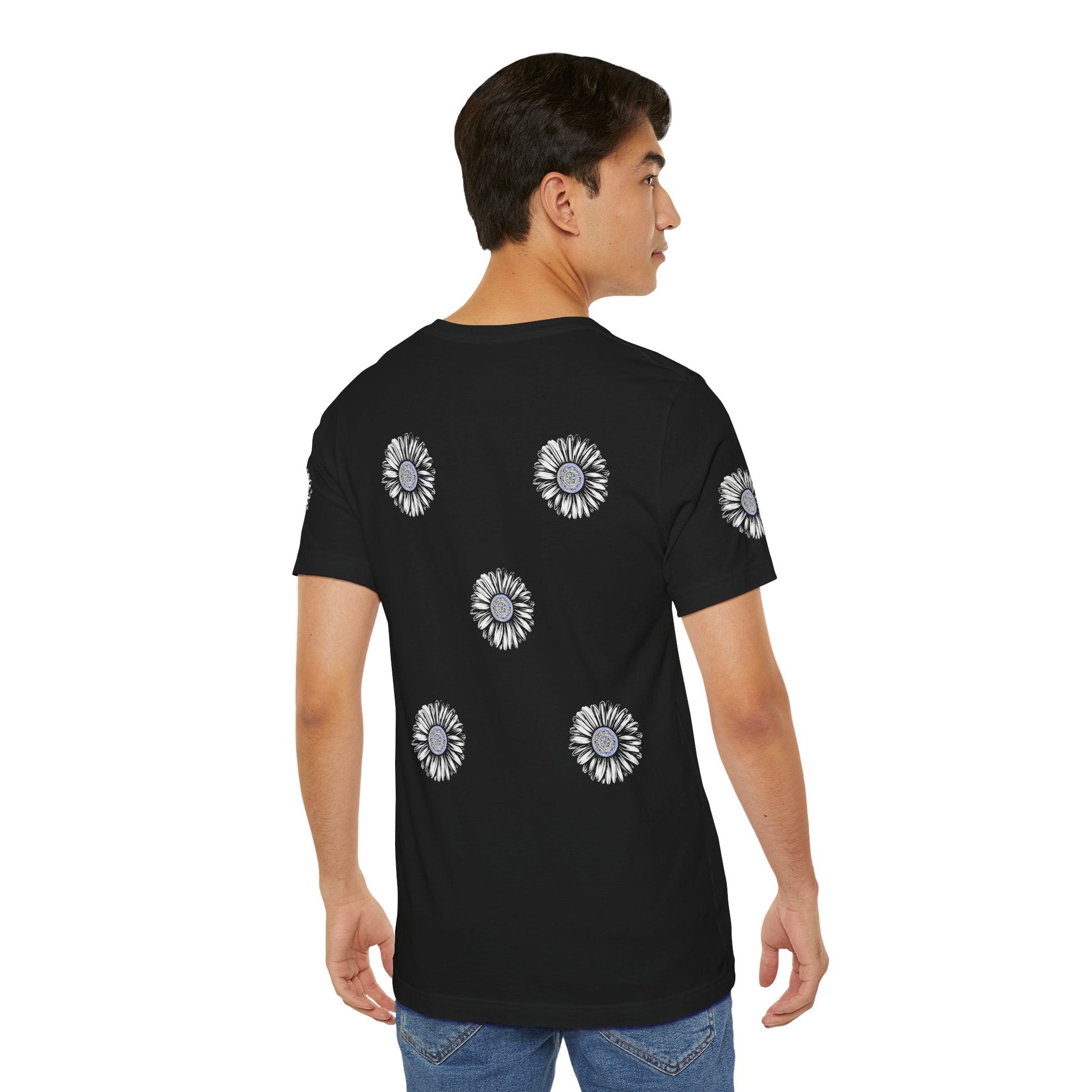 Boho Blue Mandala Tee Printify