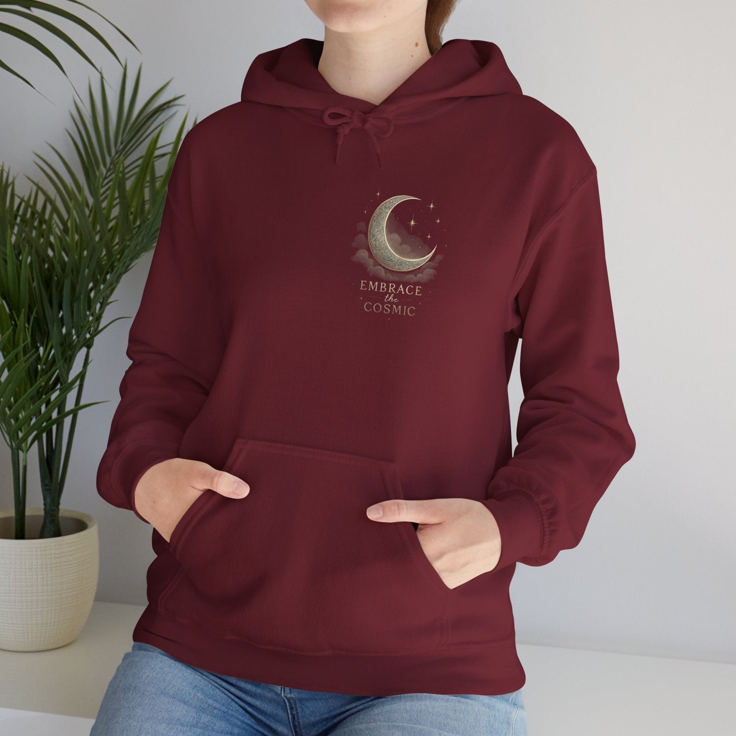 Space Embrace Hoodie Sweatshirt Printify