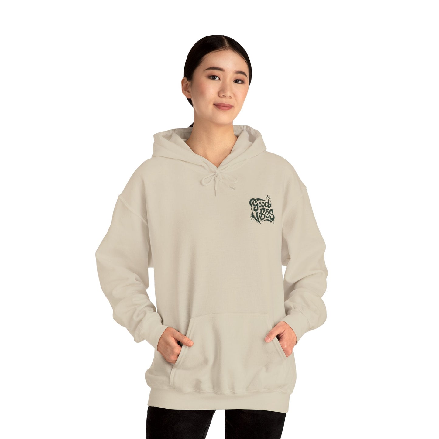 Good Vibes Unisex Heavy Blend Hoodie Printify