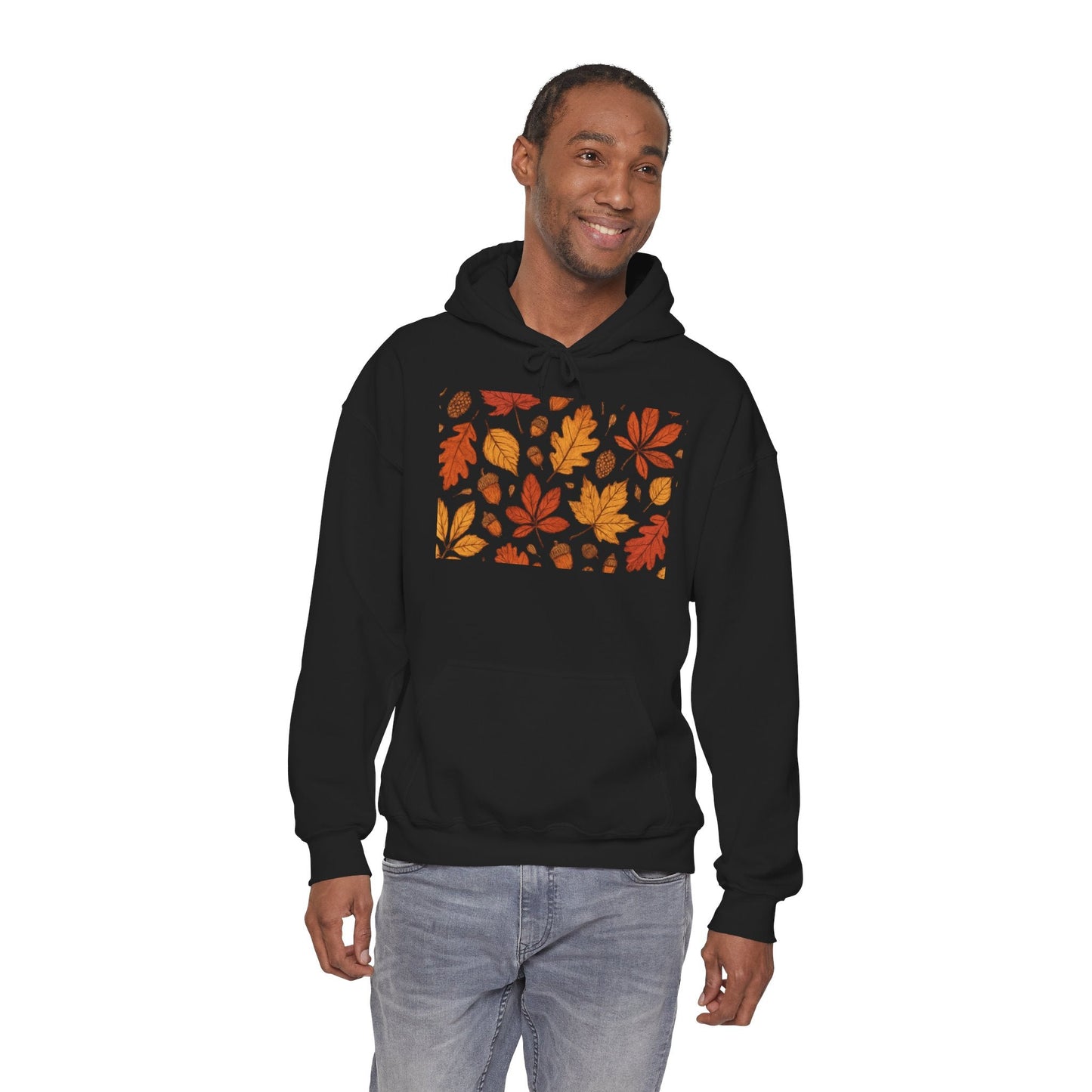 Vintage Autumn Unisex Hoodie Sweatshirt - Pattern Design Boho Wear