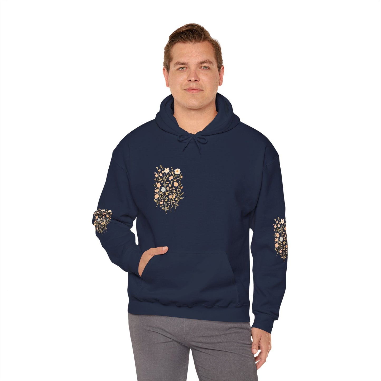 Hooded Sweatshirt - Wildflower Harmony Printify