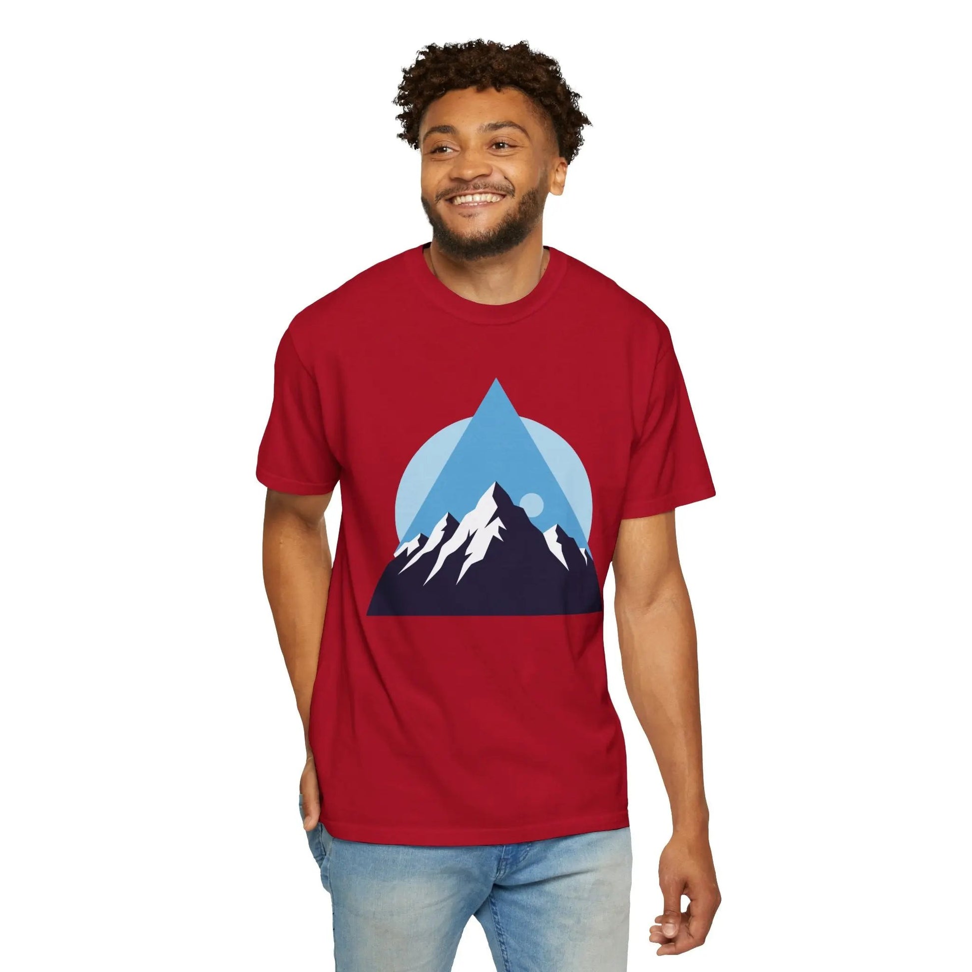 Mountain Adventure Unisex Garment-Dyed T-shirt | Nature Lover Shirt, Outdoor Gift, Hiking Tee, Graphic Tee, Travel Apparel Boho Wear