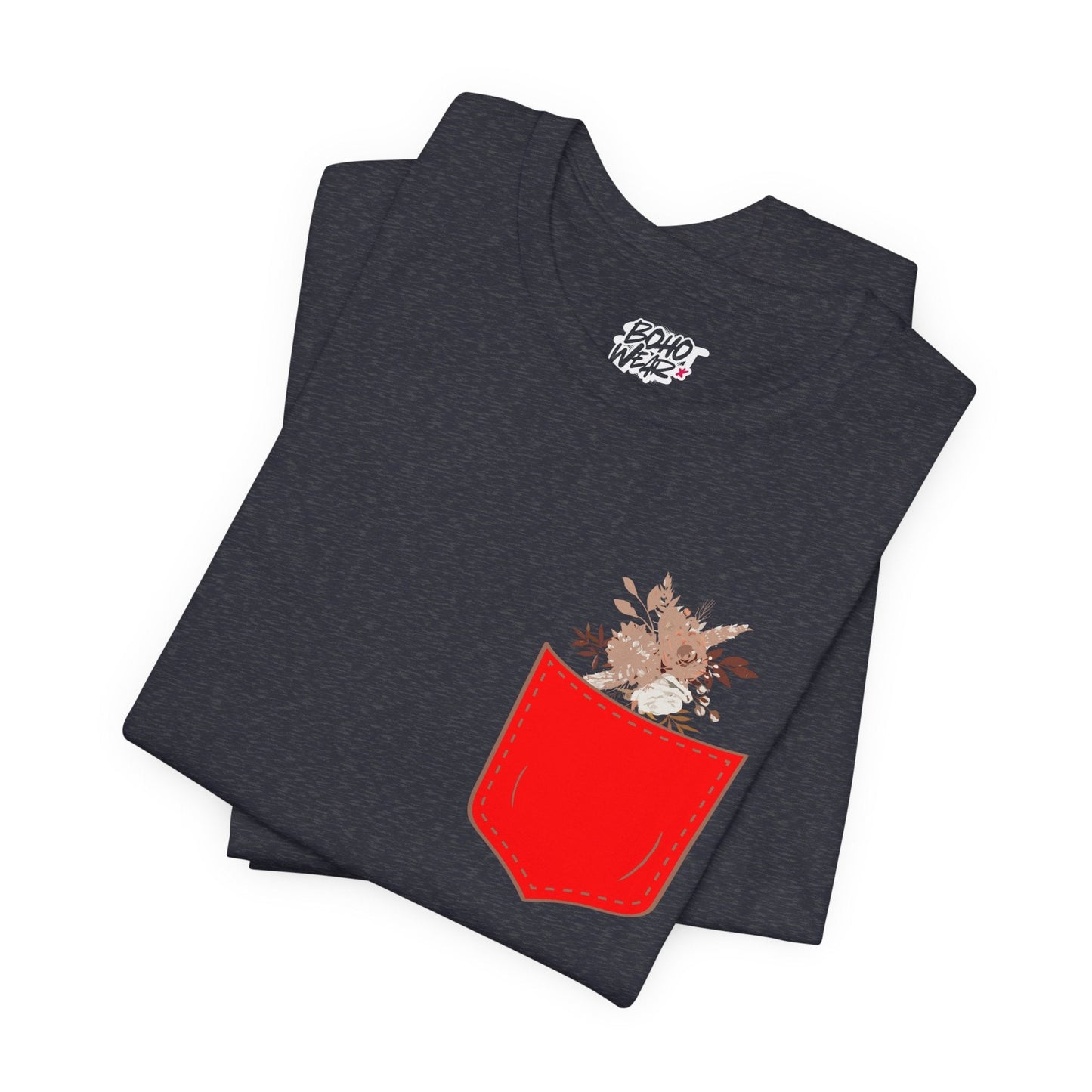 Pocket and Dry Flowers Tee Printify