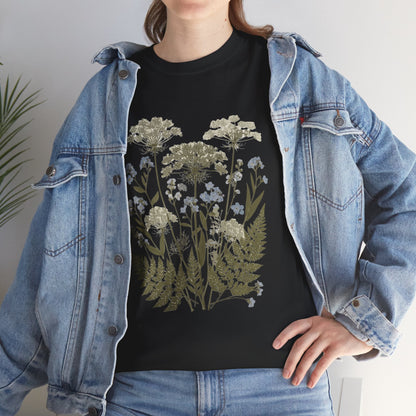 Botanical Art Unisex Heavy Cotton Tee Printify