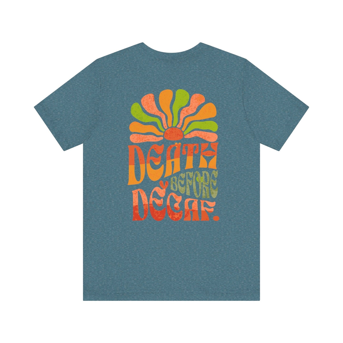 T-Shirt Death Before Decaf Unisex Tee Printify