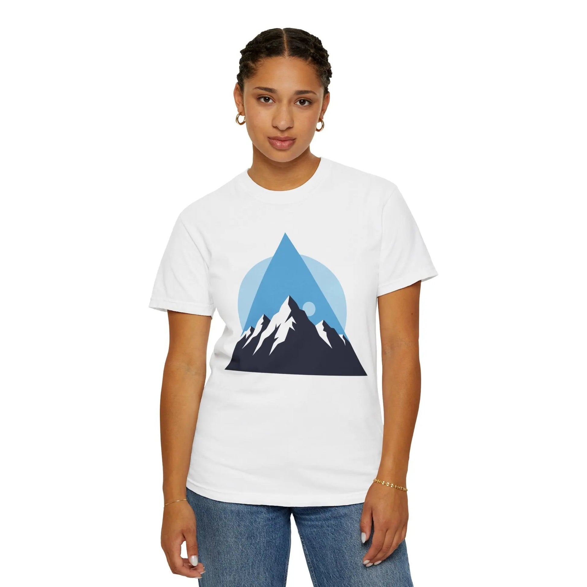 Mountain Adventure Unisex Garment-Dyed T-shirt | Nature Lover Shirt, Outdoor Gift, Hiking Tee, Graphic Tee, Travel Apparel Boho Wear