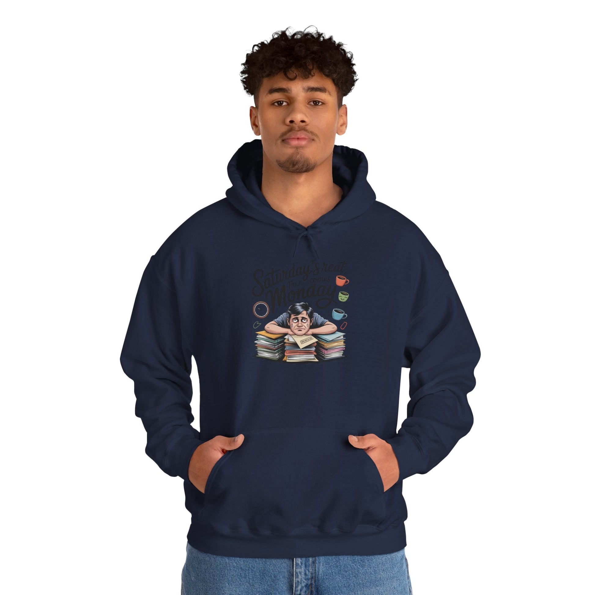 Funny Saturday's Relax Then Comes Monday Hoodie Boho Wear