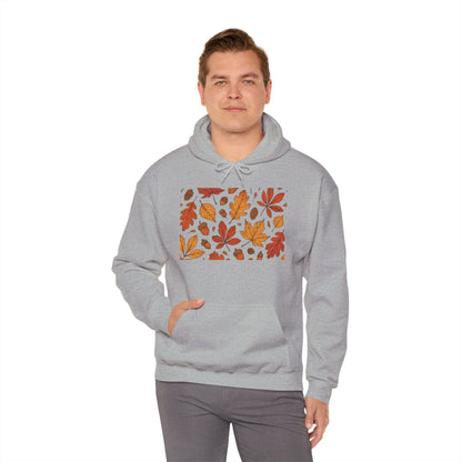Vintage Autumn Unisex Hoodie Sweatshirt - Pattern Design Boho Wear