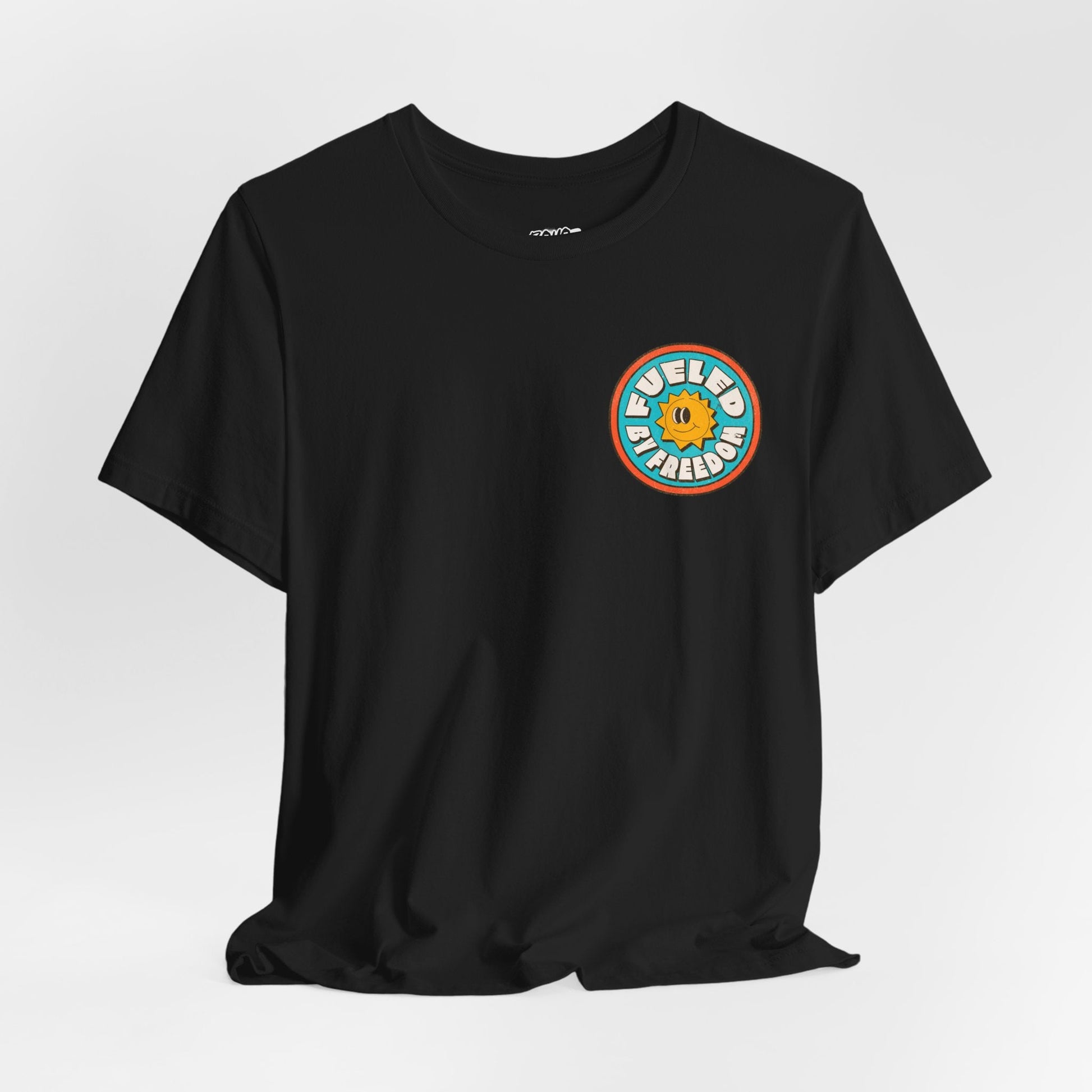 T-Shirt Fueled by Freedom Graphic Tee Printify