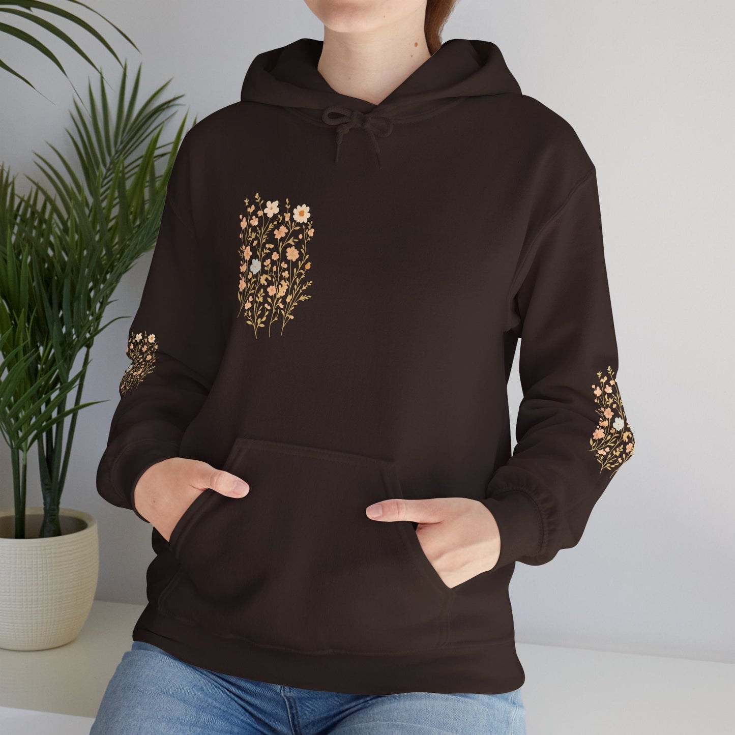 Hooded Sweatshirt - Wildflower Harmony Printify