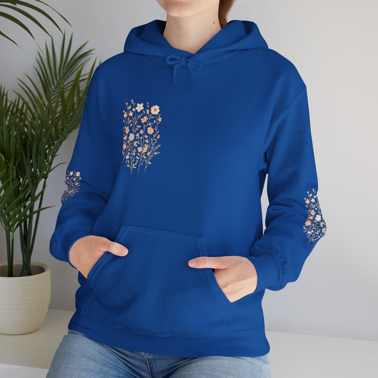Hooded Sweatshirt - Wildflower Harmony Printify