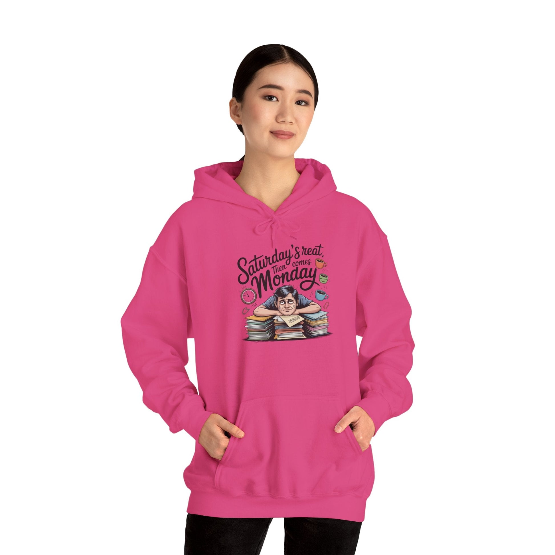 Funny Saturday's Relax Then Comes Monday Hoodie Boho Wear